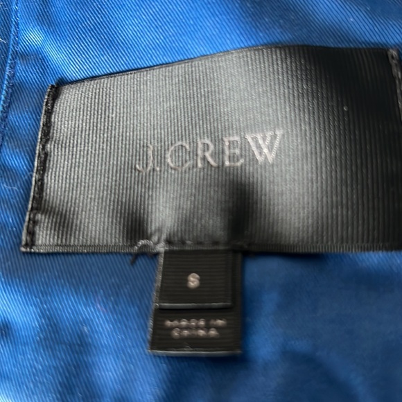 J.Crew Downtown Field Jacket S Ocean Blue - Picture 7 of 7